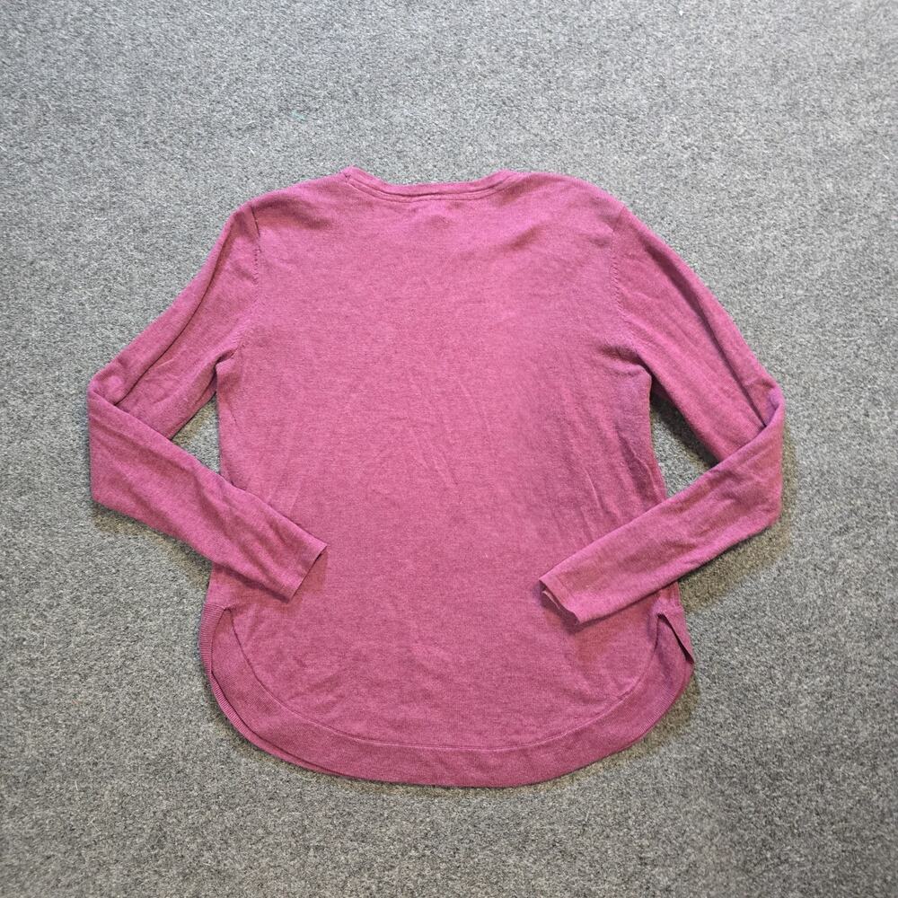 Fat Face Sweater Women Size 4 Pink Purple Wool Blend Long Sleeve Capsule Casual - Picture 8 of 9